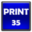 Устройство осуществляет принтерную печать со скоростью 35 стр/мин