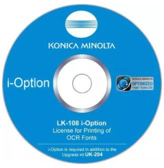 Konica Minolta шрифты OCR Fonts LK-108